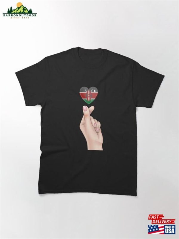 Heart Flag Of Kenya Gift For Kenyan From Unisex T-Shirt