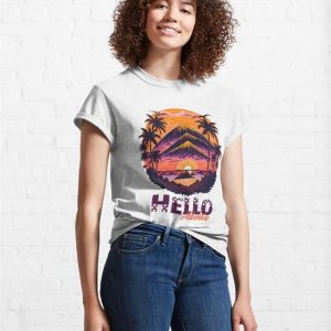 Hello Adventure Classic T Shirt Unisex 4