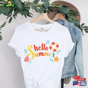 Hello Summer Shirt Family Beach Shirts Vacation Unisex T Shirt 3