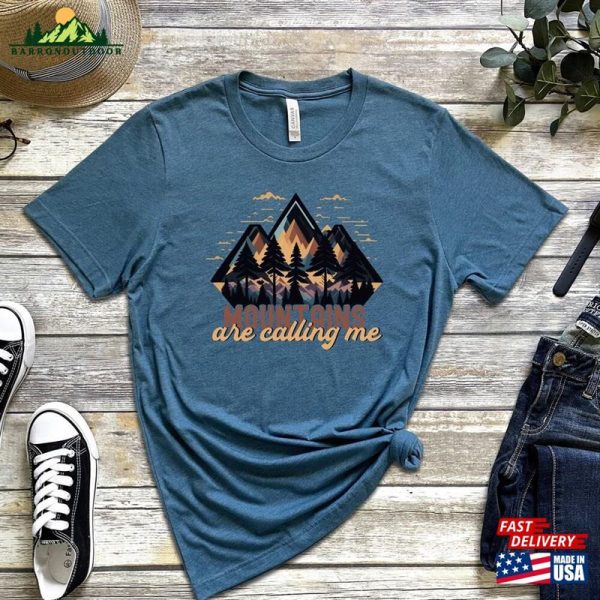 Hiking Mountain Shirt Nature Inspired T-Shirt For Hike And Camping Outdoor Adventures Hoodie Unisex