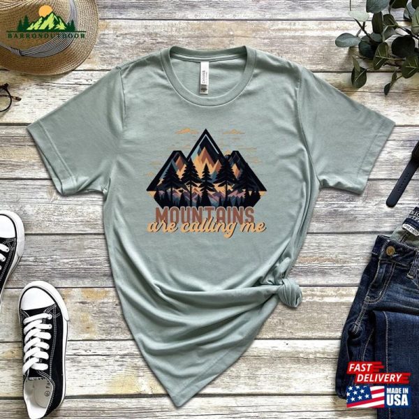 Hiking Mountain Shirt Nature Inspired T-Shirt For Hike And Camping Outdoor Adventures Hoodie Unisex