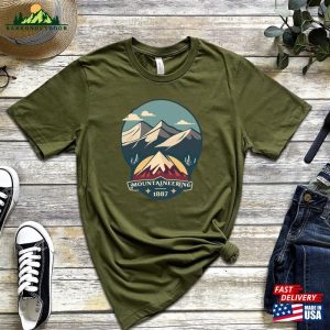 Hiking Mountain Shirt Outdoor Adventures T Shirt For Hike Camping And Vacation Travel Classic Unisex 3