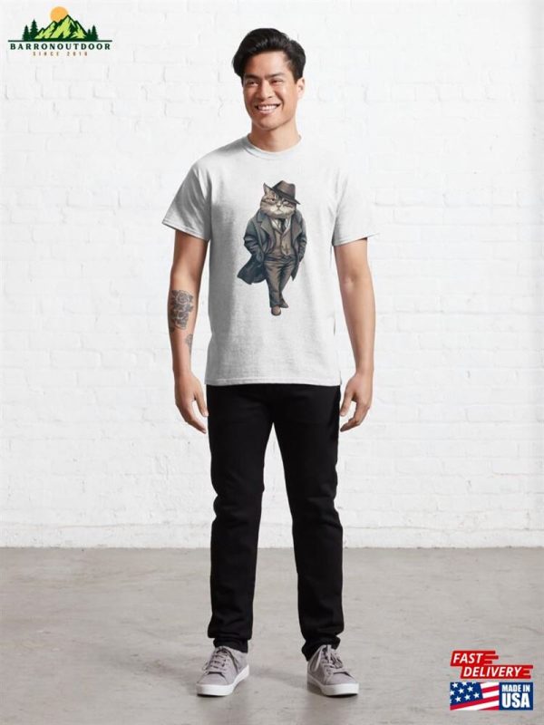 Hipster Cat V24 Classic T-Shirt Hoodie