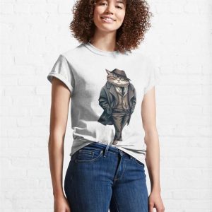 Hipster Cat V24 Classic T Shirt Hoodie 4