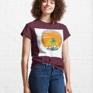 How About Sun Bathing T Shirt Classic 4