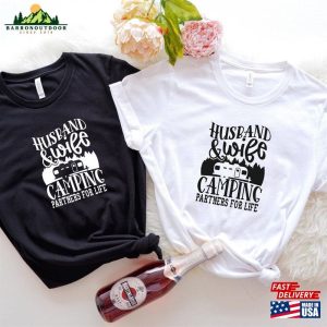 Husband And Wife Camping Partners For Life Shirt T Shirt Nature Is Calling Shirts Classic 4