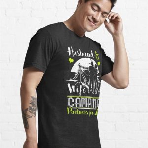 Husband Wife Camping Essential T Shirt Sweatshirt 4