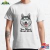 Husky Love Adorable Artwork For Snuggle Enthusiasts And Animal Lovers Classic T-Shirt Hoodie Sweatshirt