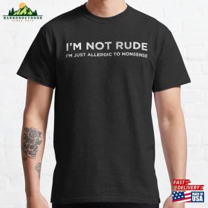 I’M Not Rude Hoodie Classic