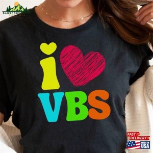 I Heart Vbs Love Vacation Bible School Sweatshirt Unisex