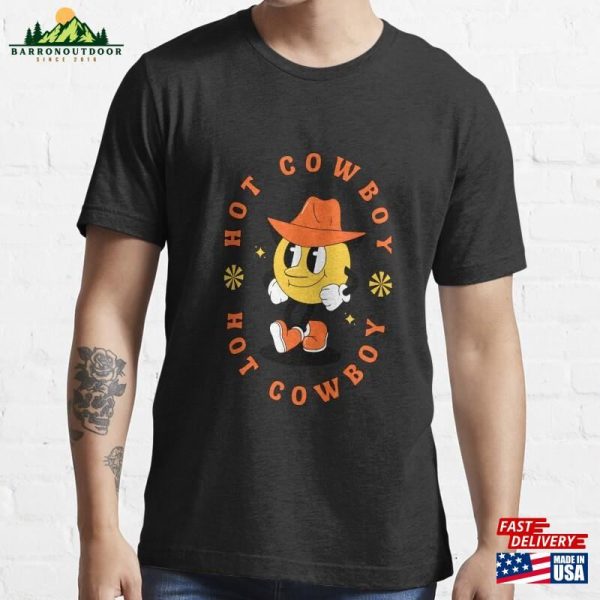 I Love Hot Cowboy T-Shirt Steackers Essential Classic Unisex