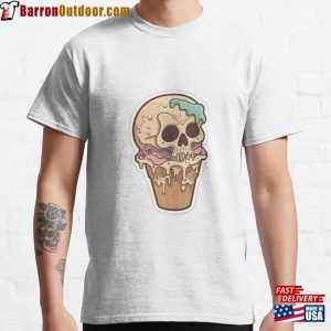 Ice Cream Skull Classic T-Shirt