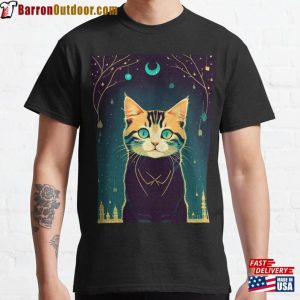 Illusionist Cat Classic T-Shirt Hoodie