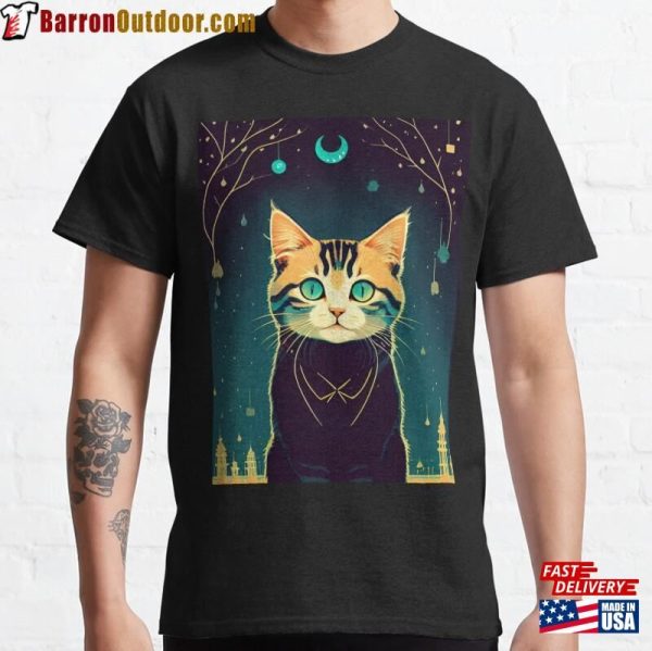 Illusionist Cat Classic T-Shirt Hoodie