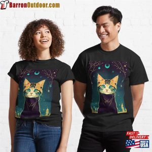 Illusionist Cat Classic T-Shirt Hoodie