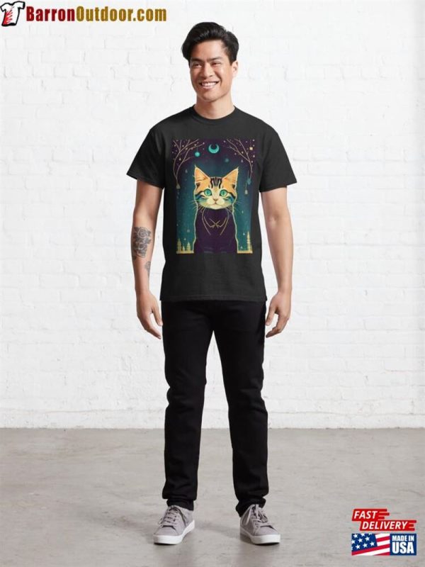 Illusionist Cat Classic T-Shirt Hoodie