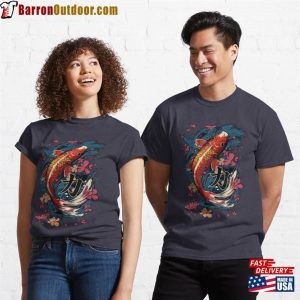 Japanese Kanji Koi Fish Strength Classic T-Shirt Sweatshirt