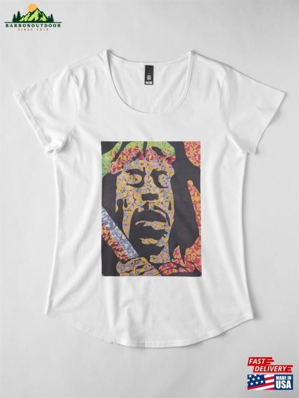 Jimi (Multi Coloured) Premium Scoop T-Shirt Unisex Classic