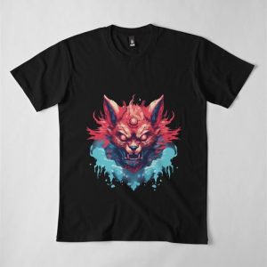 Just A Wild Cat Graffiti Premium T-Shirt Classic