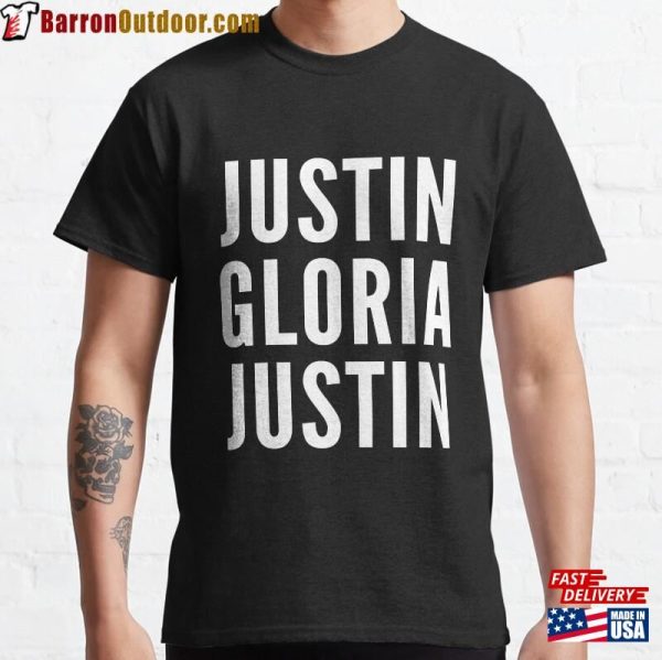 Justin Gloria Tennessee Flag Classic T-Shirt Sweatshirt Hoodie