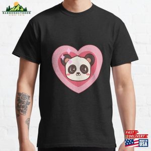 Kawaii Heart Panda Classic T-Shirt