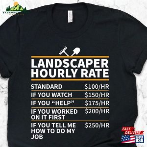 Landscaper Shirt Landscaping Gift Gifts For Landscapers Unisex Hoodie