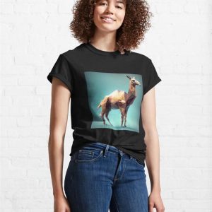 Llama Polygonal Classic T Shirt Unisex 4