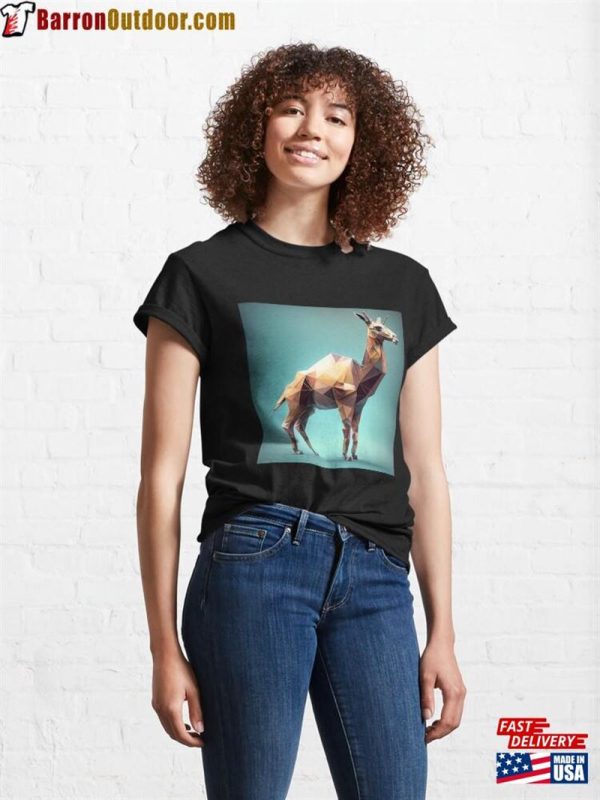 Llama Polygonal Classic T-Shirt Unisex