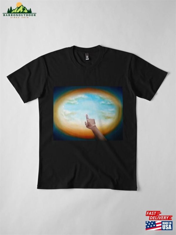 Look Up Premium T-Shirt Sweatshirt