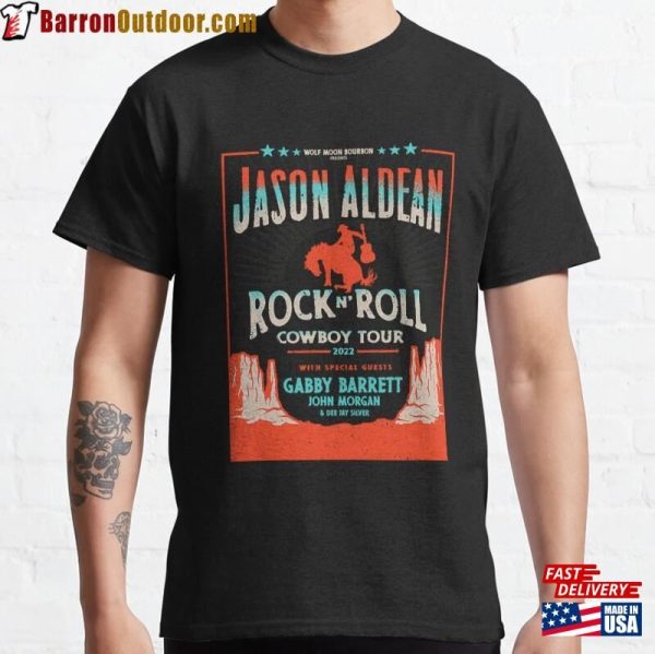 Lover Gifts Cowboy Rock N Roll Tour 2022 Classic T-Shirt