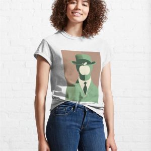 Magritte Meets Ai Classic T Shirt Hoodie Sweatshirt 4