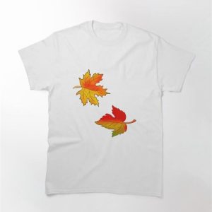 Maple Autumn Leaves Classic T-Shirt Unisex