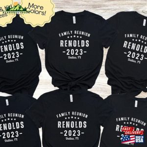 Matching Family Reunion Custom T-Shirts Vacation Personalized Shirt Camping Classic Hoodie