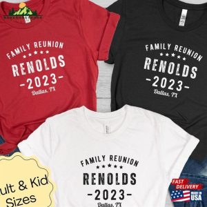 Matching Family Reunion Custom T-Shirts Vacation Personalized Shirt Camping Classic Hoodie