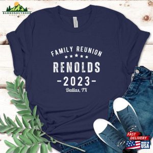 Matching Family Reunion Custom T Shirts Vacation Personalized Shirt Camping Classic Hoodie 3