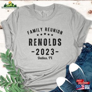 Matching Family Reunion Custom T Shirts Vacation Personalized Shirt Camping Classic Hoodie 4