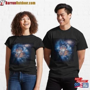 Meditation In Space Classic T-Shirt Unisex