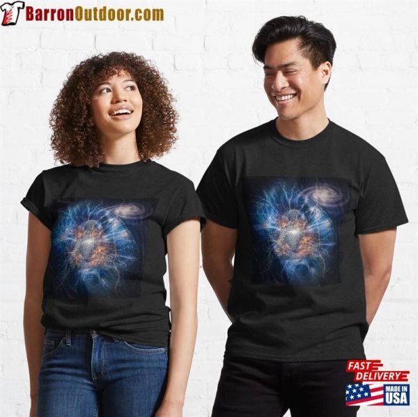 Meditation In Space Classic T-Shirt Unisex