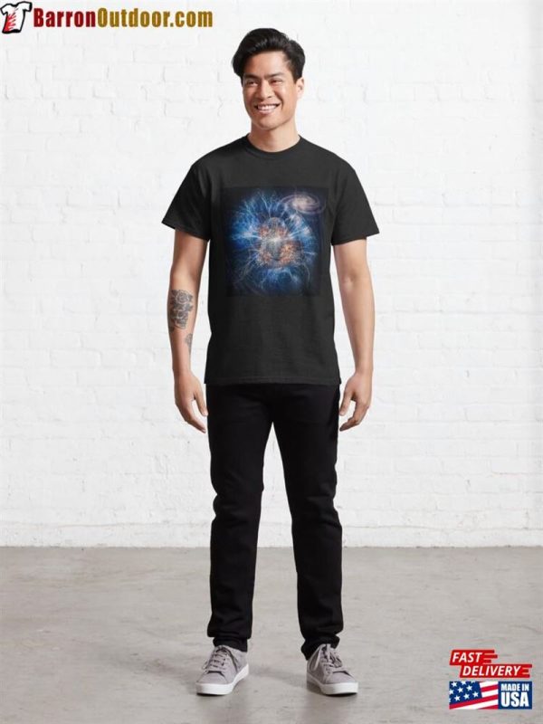 Meditation In Space Classic T-Shirt Unisex