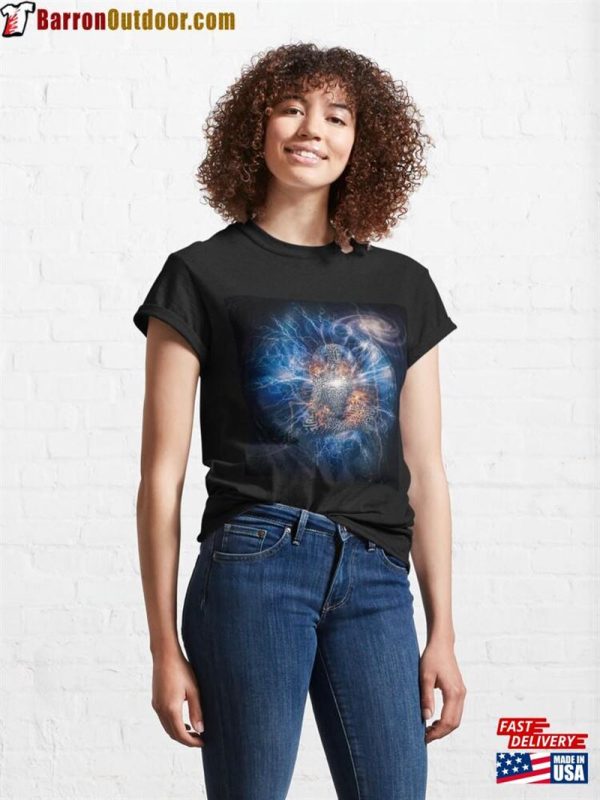 Meditation In Space Classic T-Shirt Unisex