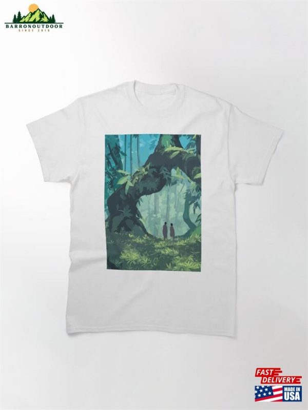 Meeting In The Forest Love Surrounded By Nature And Trees Classic T-Shirt Hoodie Unisex