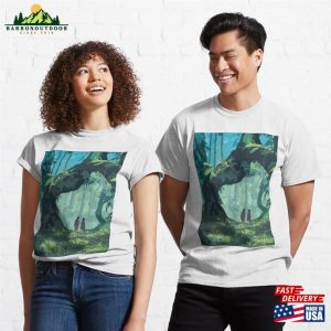 Meeting In The Forest Love Surrounded By Nature And Trees Classic T Shirt Hoodie Unisex 3