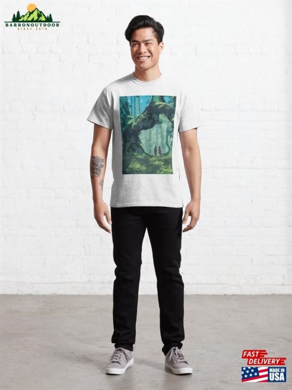 Meeting In The Forest Love Surrounded By Nature And Trees Classic T-Shirt Hoodie Unisex