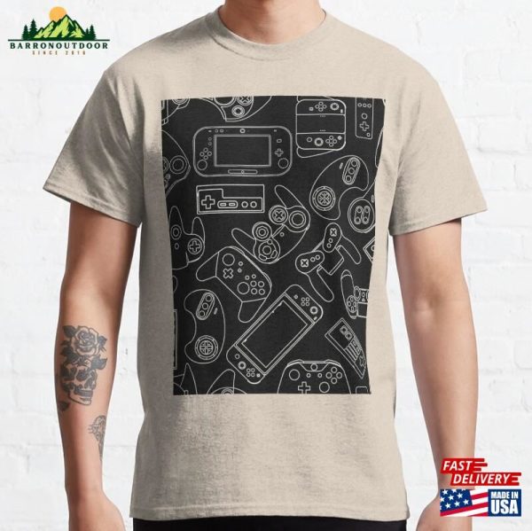 Mens Gamer Heartbeat Video Games Gaming Boys Iphone Case Classic T-Shirt Unisex