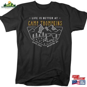 Mens Personalized Camping T Shirt Life Is Better At Camp Shirt Tent Custom Tee Classic Hoodie 3