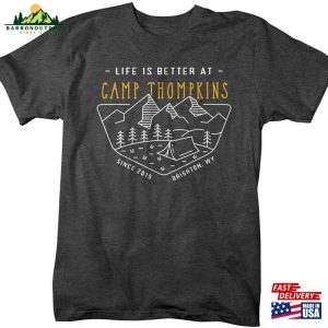 Mens Personalized Camping T Shirt Life Is Better At Camp Shirt Tent Custom Tee Classic Hoodie 4