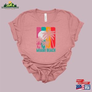 Miami Beach Shirt Girls Trip Palm Tree Hoodie Unisex