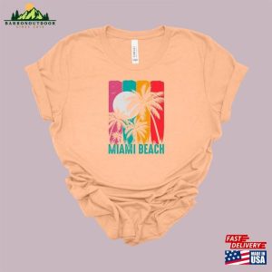 Miami Beach Shirt Girls Trip Palm Tree Hoodie Unisex 4