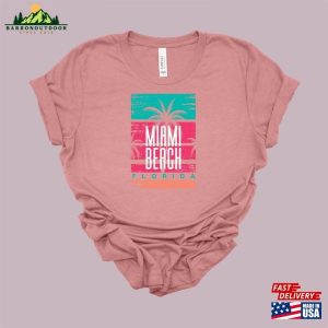 Miami Beach Shirt Girls Trip Palm Tree Sweatshirt Classic