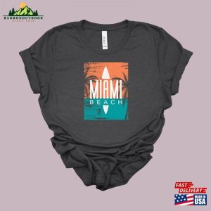 Miami Beach Shirt Girls Trip Palm Tree T-Shirt Unisex